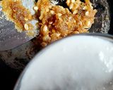 A picture of step 3 of Healthy Apple halwa.