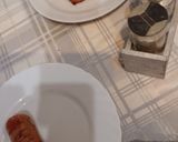 Gyors Reggeli 🧅🧄🥚🫑🌶️🥗lilaHagymás 🧄🧅🥚Tükör tojás szafalédival 🍣🥙 recept fázis 5 fotója