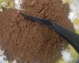 A picture of step 3 of Chocolate Burfi.