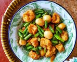 Foto langkah ke 4 dari resep Tumis Buncis Tahu Telur Puyuh.