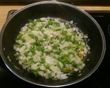 Foto del paso 2 de la receta Pasta con nata, pollo, bacon y verduras