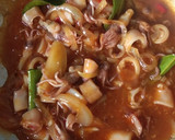 Foto langkah ke 7 dari resep Cumi asin saos padang simpel.