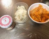 A picture of step 2 of Salmon Pink Spiral Onigiri Rice Ball 🍙.