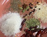 A picture of step 2 of Spicy misal Pav.