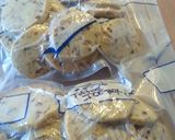 A picture of step 4 of Toffee Butter Ice Box Cookies.