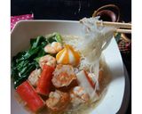 Foto langkah ke 10 dari resep Bihun Kuah Udang.