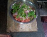 A picture of step 7 of North eastern hot momos with tangy chutney.