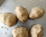 A picture of step 2 of Peanut jaggery paratha(shengaholige).