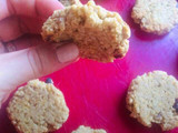 Alfajores de banana y avena free gluten