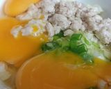 Hình bước làm 1 của món Trứng chiên cải thảo