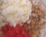 A picture of step 2 of Czegnature mushroom stuffed,.