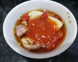 Hình bước làm 3 của món Mực sữa rim nước mắm