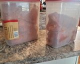 A picture of step 5 of Brad's homemade Cajun bacon.