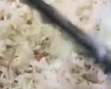 A picture of step 3 of Bagharey Rice ~ serve with butter.