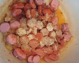 Tojás pörkölt virslivel recept fázis 3 fotója