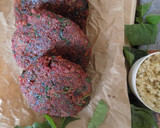 Foto del paso 5 de la receta: Hamburguesas de quinoa, remolacha y espinacas