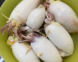 Foto langkah ke 4 dari resep Gulai Cumi Isi.