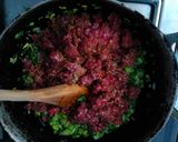 Foto del paso 4 de la receta: Pastel de carne y ensalada de repollo con piña y hierba buena