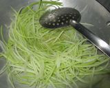 A picture of step 2 of Lauki sweet-Hariyala lachha (bottlegourd sweet).