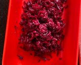 A picture of step 3 of Beetroot Shrikhand in Malpua.