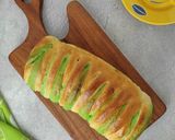 Foto langkah ke 7 dari resep Swirl Pandan Bread (Shokupan).