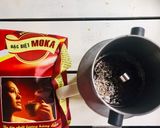 Hình bước làm 1 của món Pudding cà phê sữa