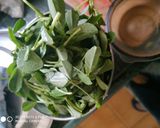 A picture of step 1 of Methi Paratha.