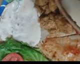 A picture of step 7 of Chicken wraps.