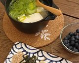 A picture of step 5 of Yudofu, Japanese silken tofu simmered in konbu dashi - 湯豆腐.