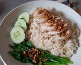 Foto langkah ke 9 dari resep Nasi Hainan Magic com.
