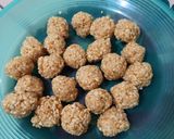 Foto langkah ke 5 dari resep Mochi Pandan Isi Kacang.