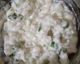 A picture of step 3 of Sago raita.
