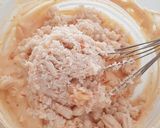 A picture of step 4 of Crab Rangoon Dip.
