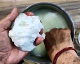 A picture of step 3 of How I made Mozzarella Cheese for first time.