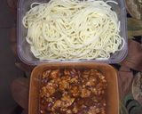 Foto langkah ke 4 dari resep SPAGHETTI AYAM SAUS BBQ PEDAS GILA #dirumaaja (self quarantine).