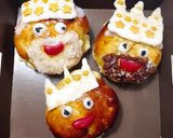 Foto del paso 7 de la receta: Reyes Magos con masa de roscón y rellenos de crema pastelera 👑