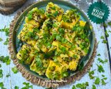 A picture of step 9 of Instant Nylon Khaman - Gujarat Famous Breakfast.