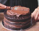 Foto langkah ke 7 dari resep Cake coklat | chocolate cake.