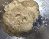 A picture of step 2 of Besan Banana Cake.