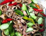Foto langkah ke 7 dari resep Oseng Pete Cumi Asin.