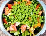 A picture of step 1 of Instant Pav Bhaji recipe, Instant Pav bhaji recipe in cooker,.