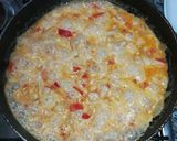 Foto del paso 5 de la receta: Barquitas cremosas de pollo y verduras gratinadas