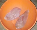 Chicken steak with chilli garlic rice and white sauce recipe step 1 photo