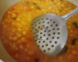 A picture of step 4 of Dal pakwan.