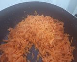 A picture of step 2 of Gajar Ka Halwa or Carrot Halwa.