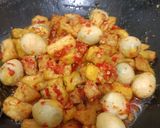 Foto langkah ke 3 dari resep Oseng tahu, tempe, telorpuyuh.