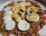 Foto del paso 3 de la receta: Tarta de caballa, cebolla, pimiento y huevo