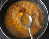 A picture of step 3 of Chana Kofta curry.