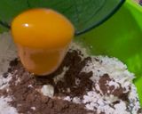 Foto langkah ke 4 dari resep Dadar Gulung Coklat Isi Unti Matcha Istimewa 💚.