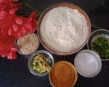 A picture of step 1 of खमंग तिळाचे थालीपीठ।.